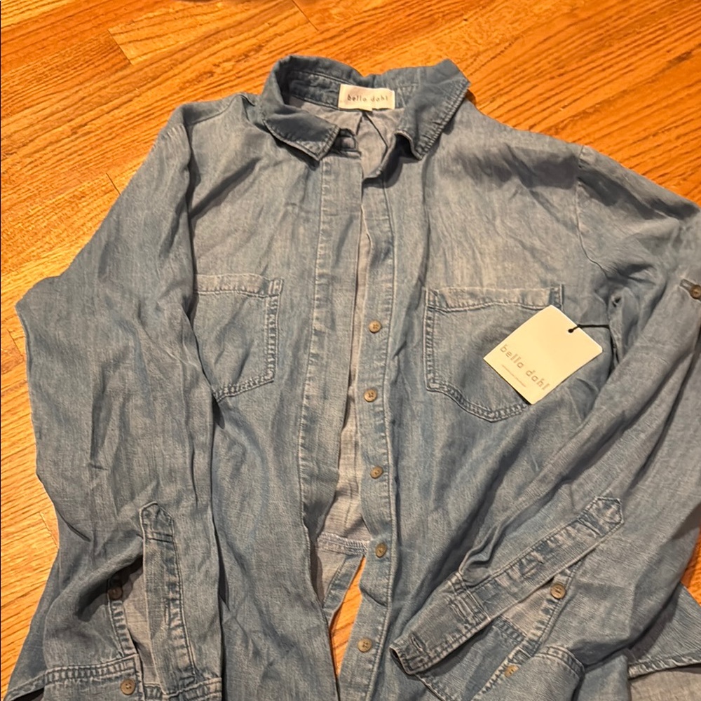 Bella Dahl Denim Button-Up Shirt
